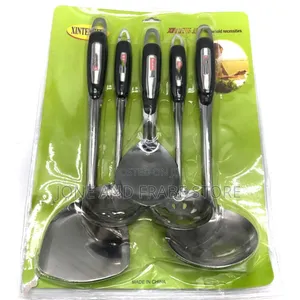 5pcs Stainless Steel Kitchen Cooking Spoons