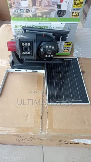 Essecloud Dual Lens Solar Camera 4g