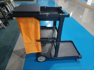 Hotel Duty Cleaning Utility Cart/Hotel Cleaning Trolley