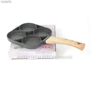 4 Partition/Holes Egg Omelette And Burgar Pan