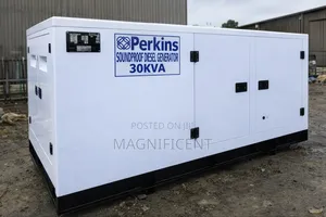 Perkins 30kva Soundproof Generator | Strong Engine | Low Noise