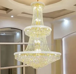 Luxury 3 Steps Crystal Chandelier Light