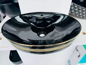 Gold and Black Countertops Basin