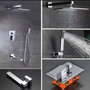 Stainless Steel Conduit Silver Color Shower