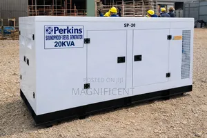 Perkins 20kva Industrial Soundproof Diesel Generator – Open Engine