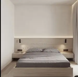 Modern Floating Platform Bed Frame With Led Headboard