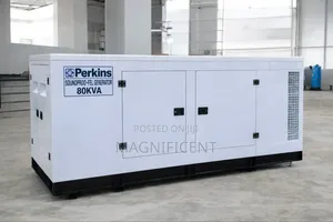 Perkins 80kva Industrial Soundproof Diesel Generator – Open Engine