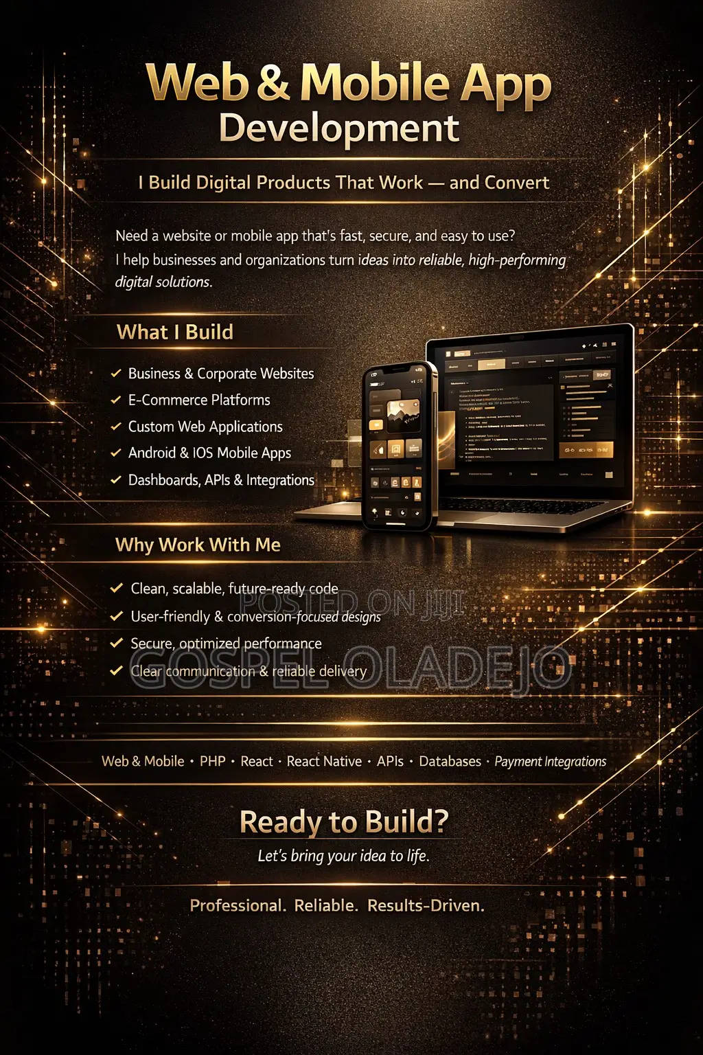 Web Mobile App Developer