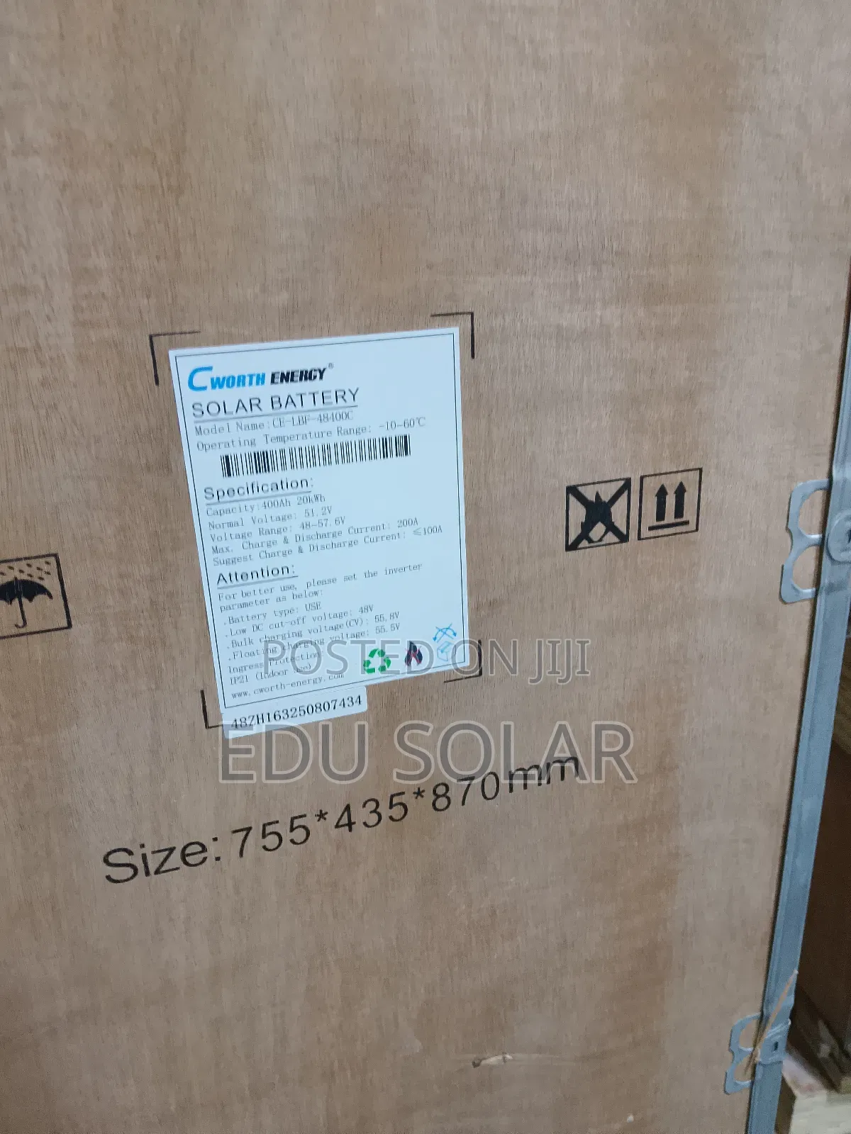 Solar Lithium Battery 15khw 48v