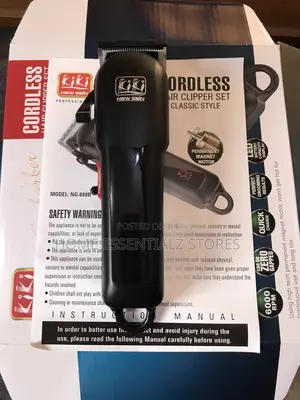 Improved Rechargeable Cordless Digital Kiki Clipper