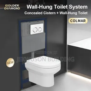 Golden Diamond Wall Hung Wc With Conceal Tank