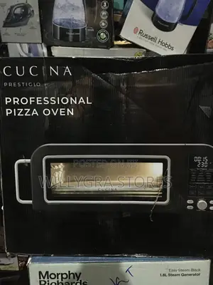 Cucina Prestigio Professional Pizza Oven In Black