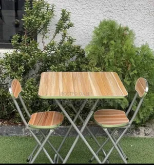 New Model Folding Table With 2 Folding Chair