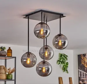 5in1 Glass Pendant Light
