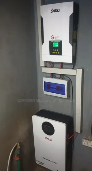 Complete Installation of 5.5kva Solar With 5kwh Lithium Battery