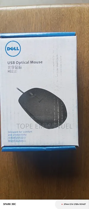 Dell Ms111 Usb Optical Wired Mouse