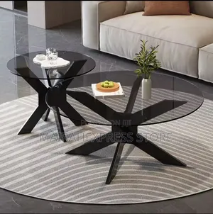 2in1 Glass Nordic Center Table