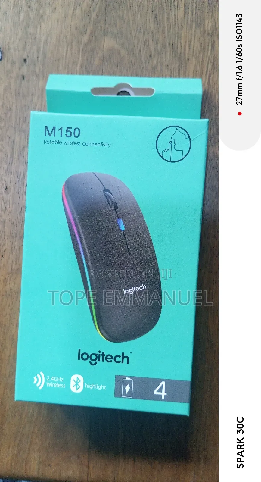 Logitech M150 Wireless Bluetooth Rechargeable