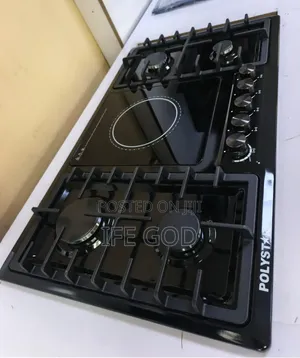 Original Polystar 60x90cm Built-in 4+1 Gas Electric Cooker Hob