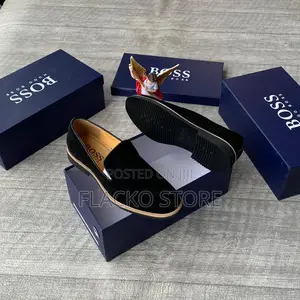 Original Hugo Boss Suede Loafers Shoes