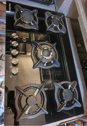 Original Polystar 60x90cm Built-in 5 Burners Gas Cooker Hob Automatic