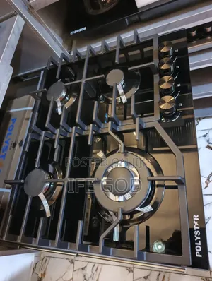 Original Polystar Built-in 60cm Luxury 4 Burners Gas Cooker Hob Copper