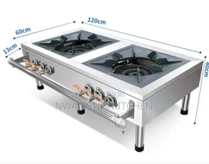 2 Burner Gas Stove Industrial Machine