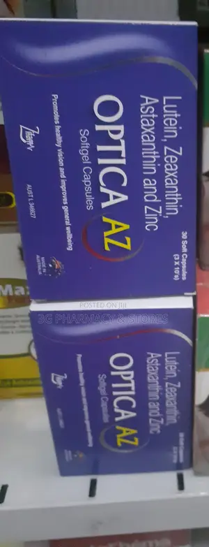 Optica Az Lutein / Zeaxanthin / Astaxanthin and Zinc -30 Softgels