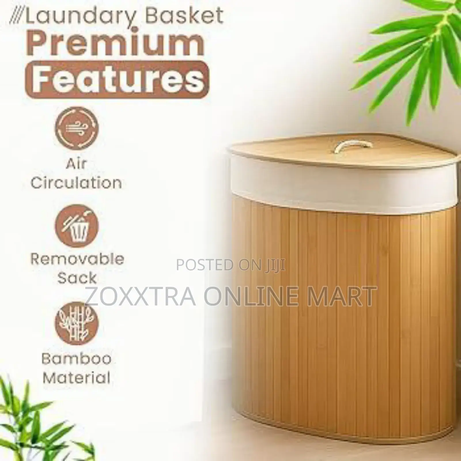 Bamboo Corner Laundry Bag
