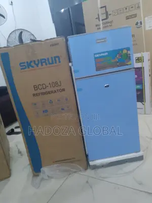 Skyrun Bcd-108j Small Size Double Door Fridge