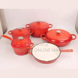 9pcs Cast Iron Cookware Set