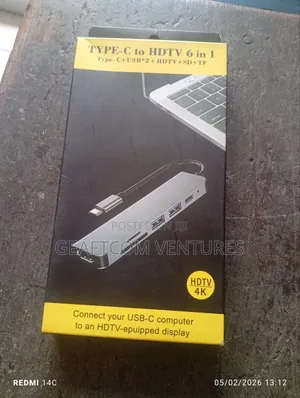 Type C to HDTV 6 in 1