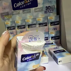 Facial Pocket Tissue Paper Facial Serviette Napkin Quality Tissue