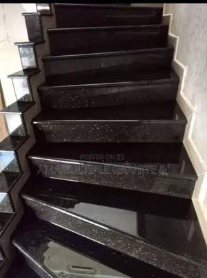 Black Galaxy Staircase Slabs