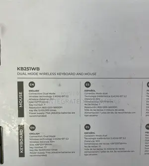 Kb251wb Dual Mode Wireless Keyboard And Mouse