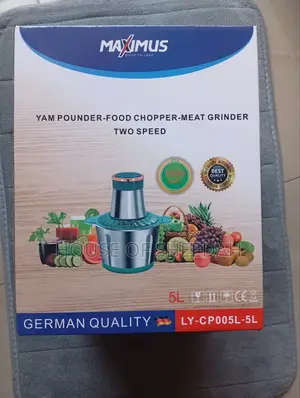 Maximus Yam Pounder/Food Chopper/Meat Grinder 5ltrs