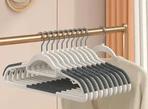 10pcs Multi-Functional Plastic Non-Slip Clothes Hangers