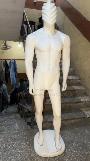 Spider Head White Plastic Male Full Display Mannequin