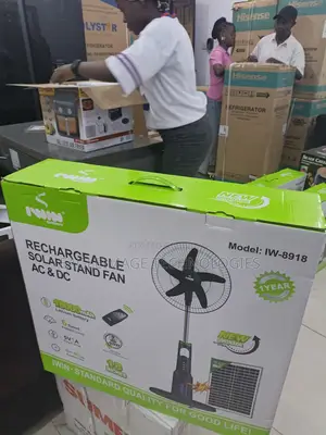 Iwin 18′′ Solar Charging Cooling Fan