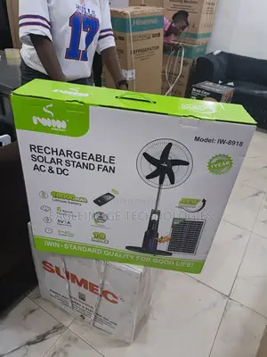 Iwin 18′′ Rechargeable Fan for Solar Use