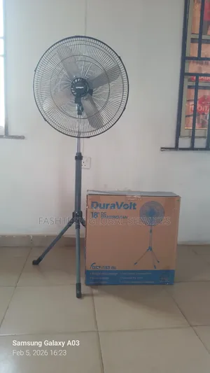 18" Ac/Dc Solar Fan, Consumes 27watts