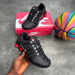 *Nike Shox Nz Bread Black Red Sneakers Now Available in Store*