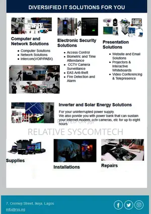 I.T Service: Laptop, Desktop, Server, Cctv, Software, Livestream Setup