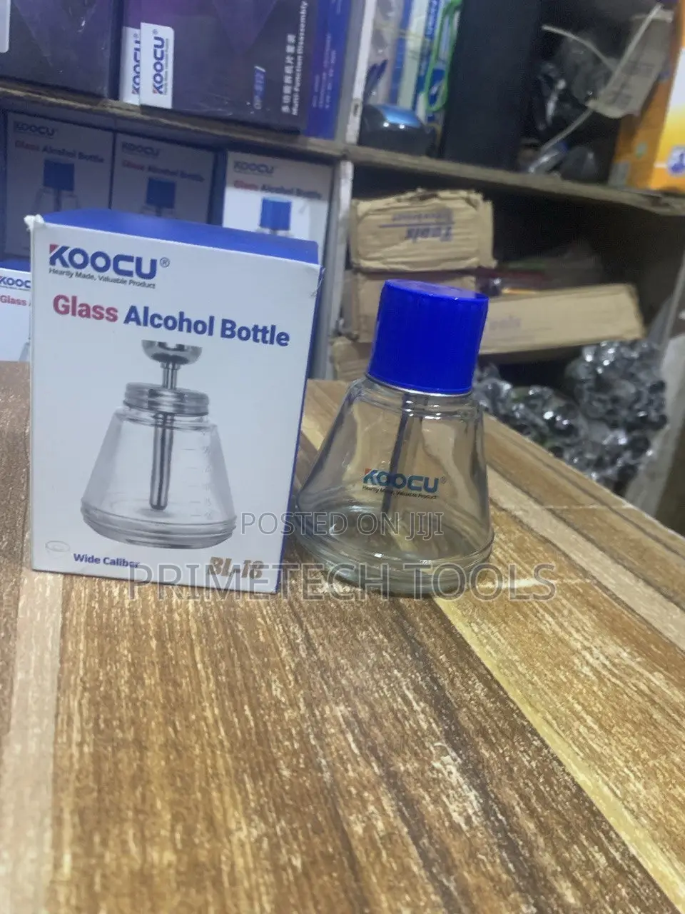 Glass Alcohol Bottle