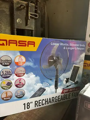 Qasa 18 Inches Solar Fan. Best Solar Fan Importer and Seller