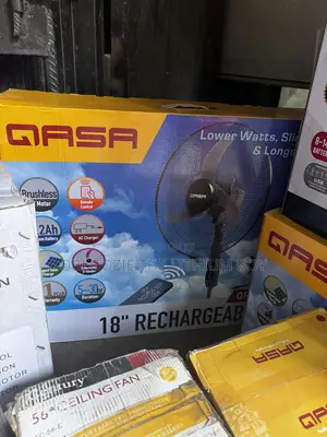 Qasa 18 Inches Long Lasting Solar Fan. Best Qasa Importer and Vendor