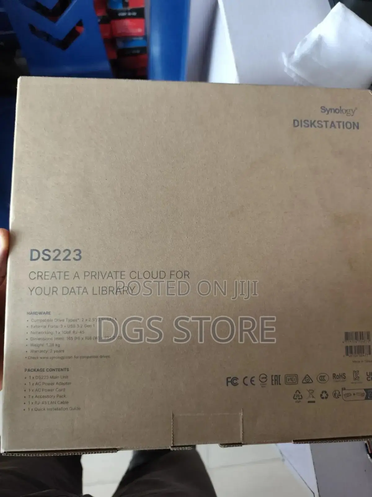 Synology Ds223 2 Bay Nas Diskstation Enclosure