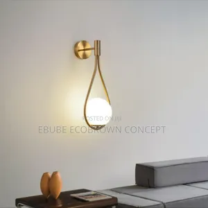 Wall Dropping Nordic Glass Wall Bracket Lamp Light for Simple Homes