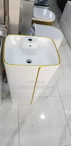 Standing Wash Hand Basin With Colored Line