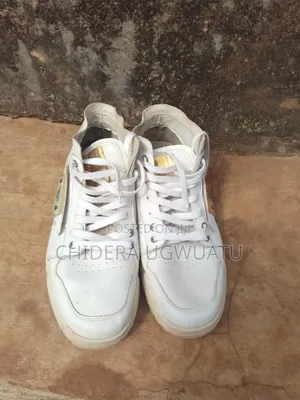 London Use Leather White Shoes for Sell Size 44